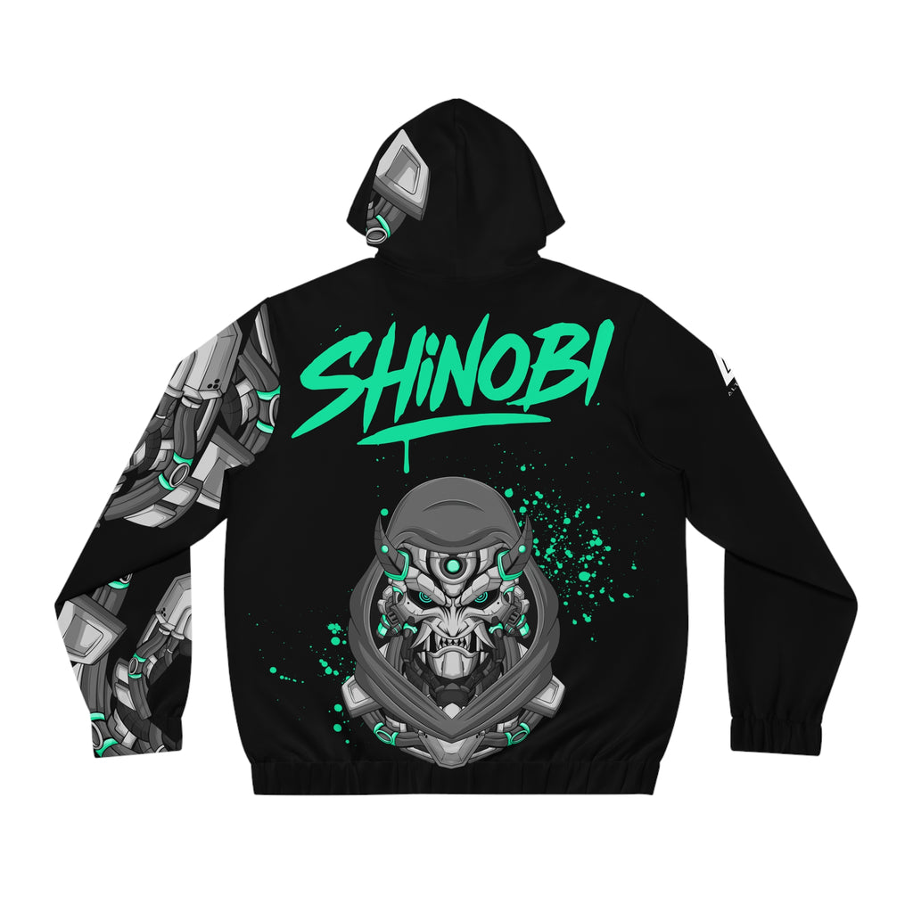 SHINOBI Graffiti Mecha Zip Hoodie