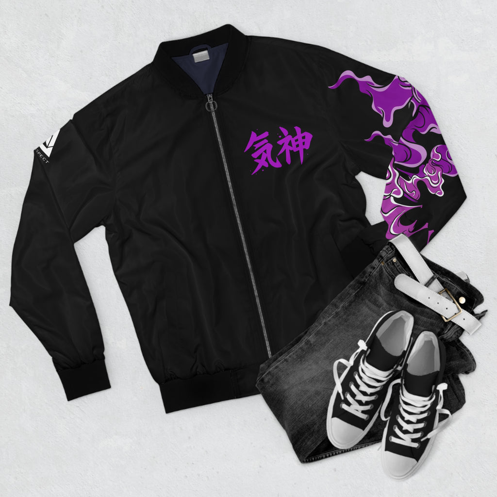 KISHIN Graffiti Oni Bomber Jacket