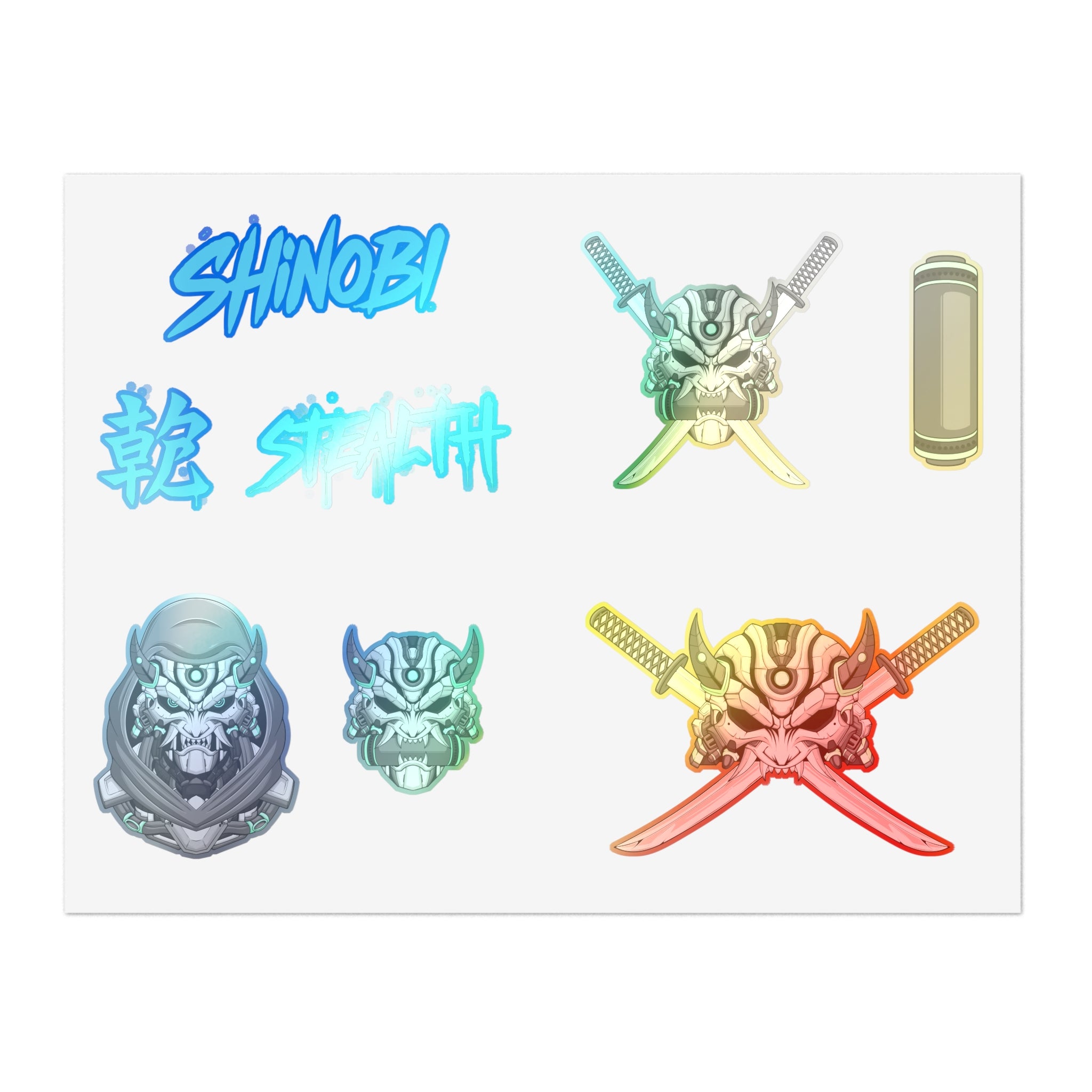 Shinobi Cyborg Ninja Sticker Set