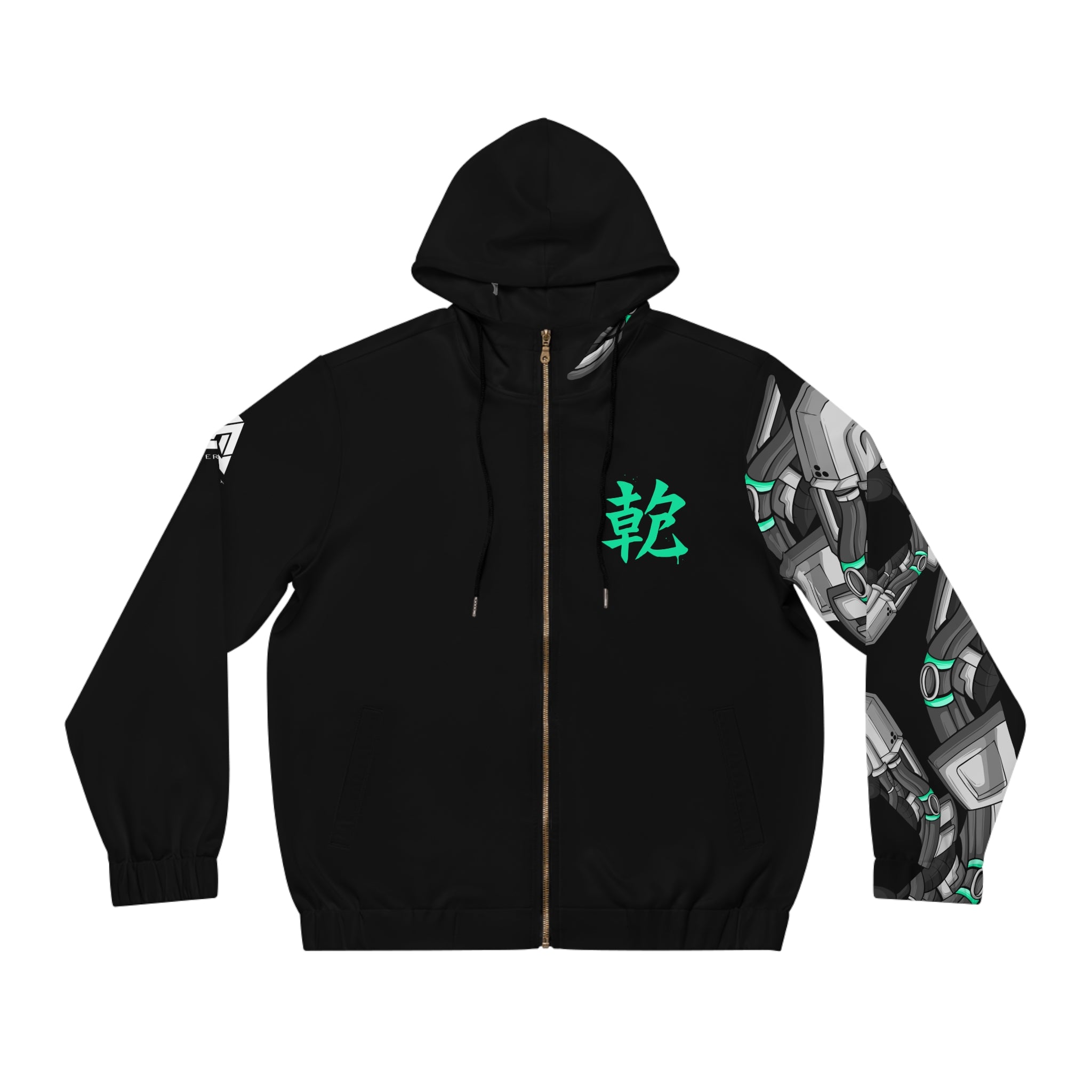 SHINOBI Graffiti Mecha Zip Hoodie