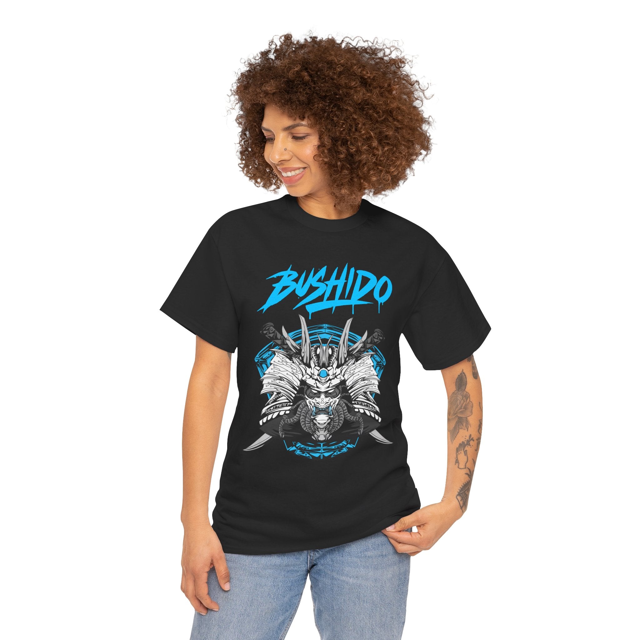 Cyberpunk Samurai - Bushido  Graffiti Tee
