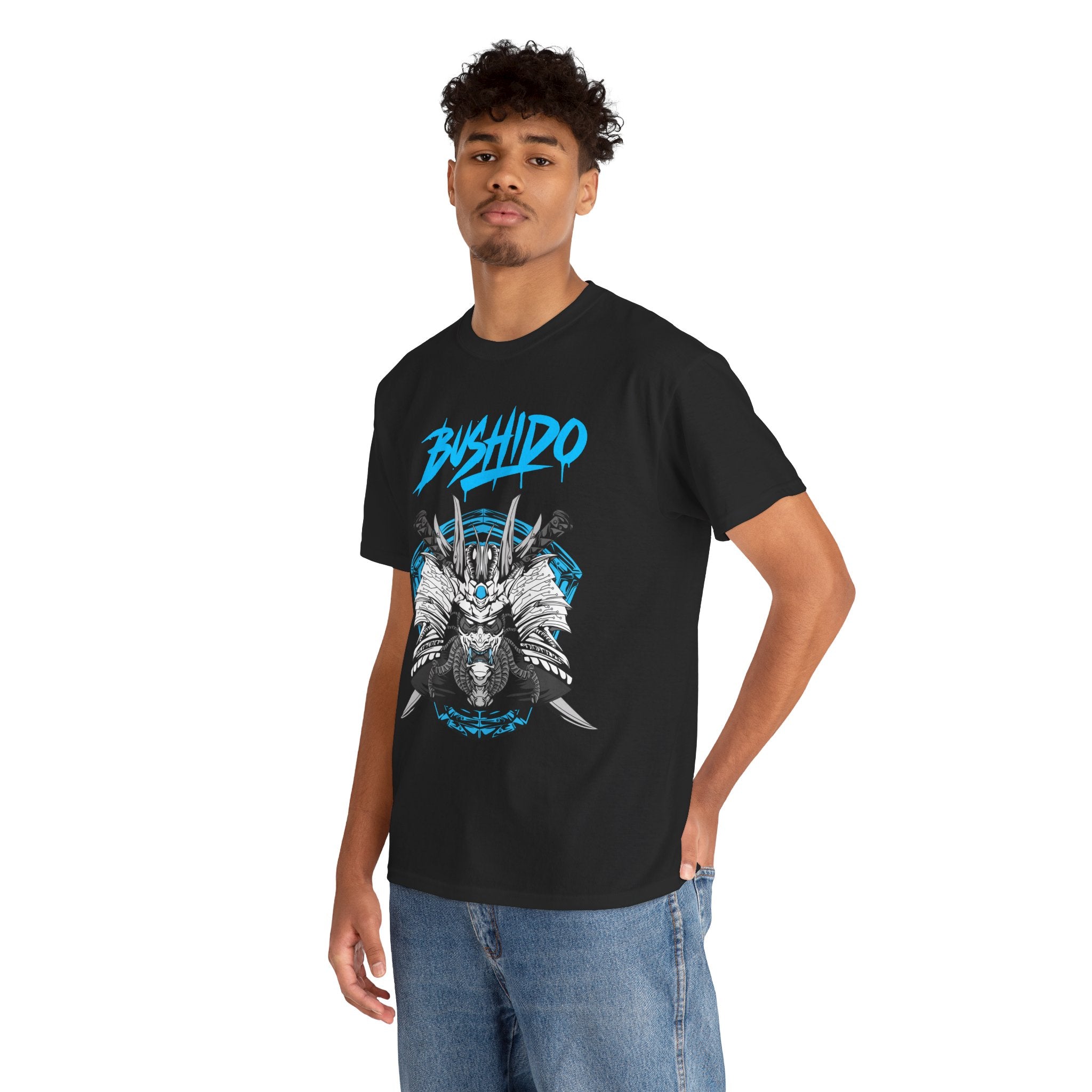 Bushido Graffiti Cyberpunk Samurai Tee