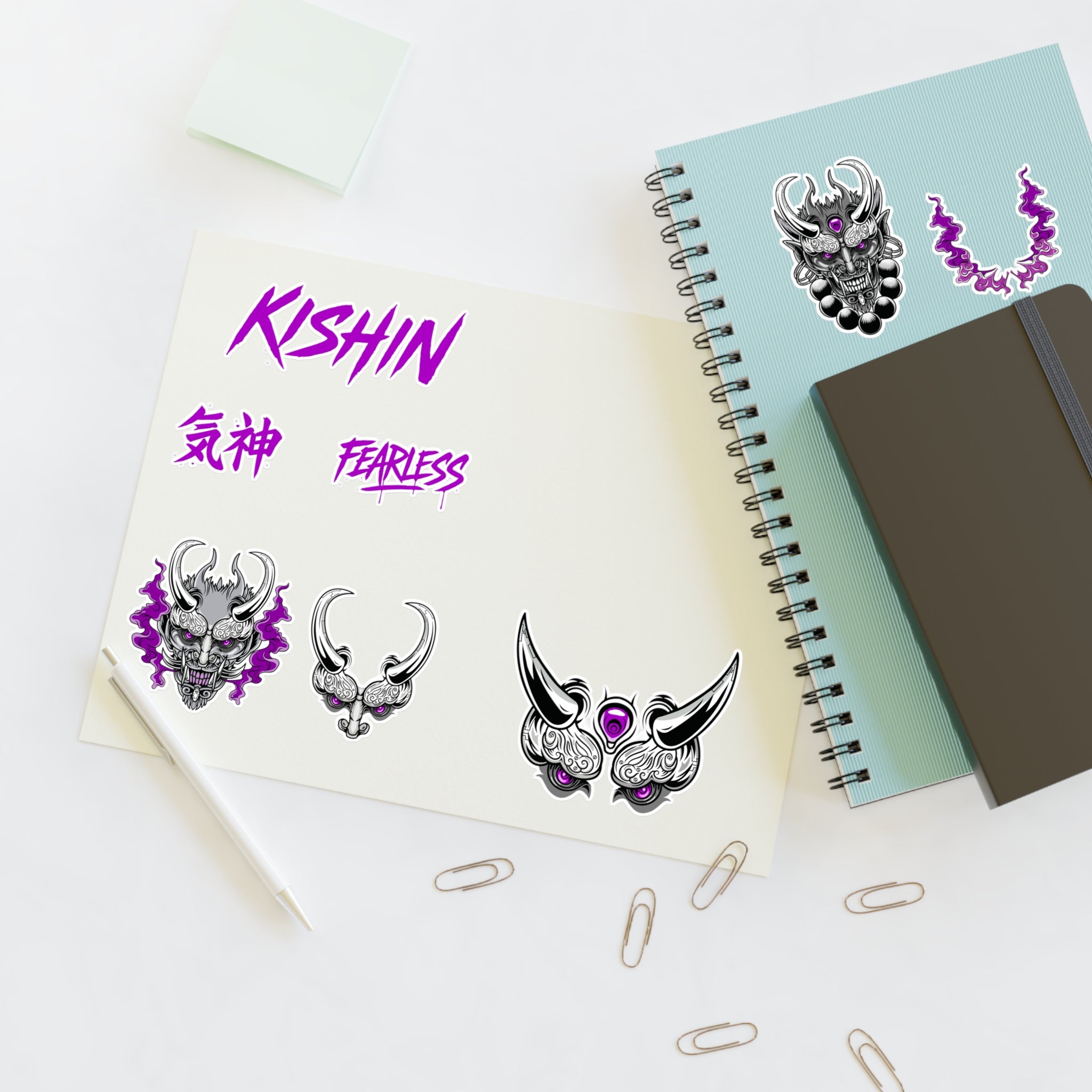 KISHIN Oni Sticker Sheet