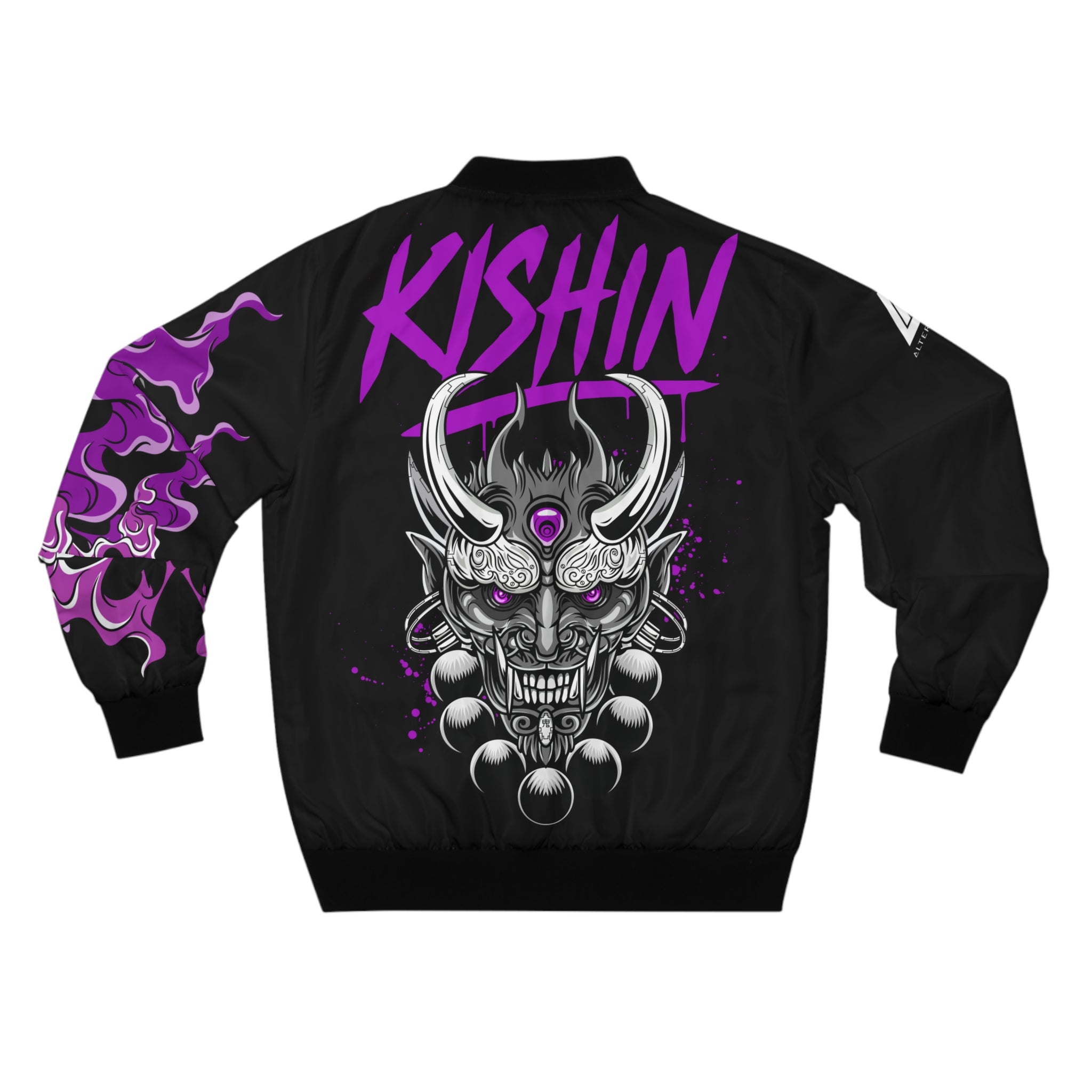 KISHIN Graffiti Oni Bomber Jacket