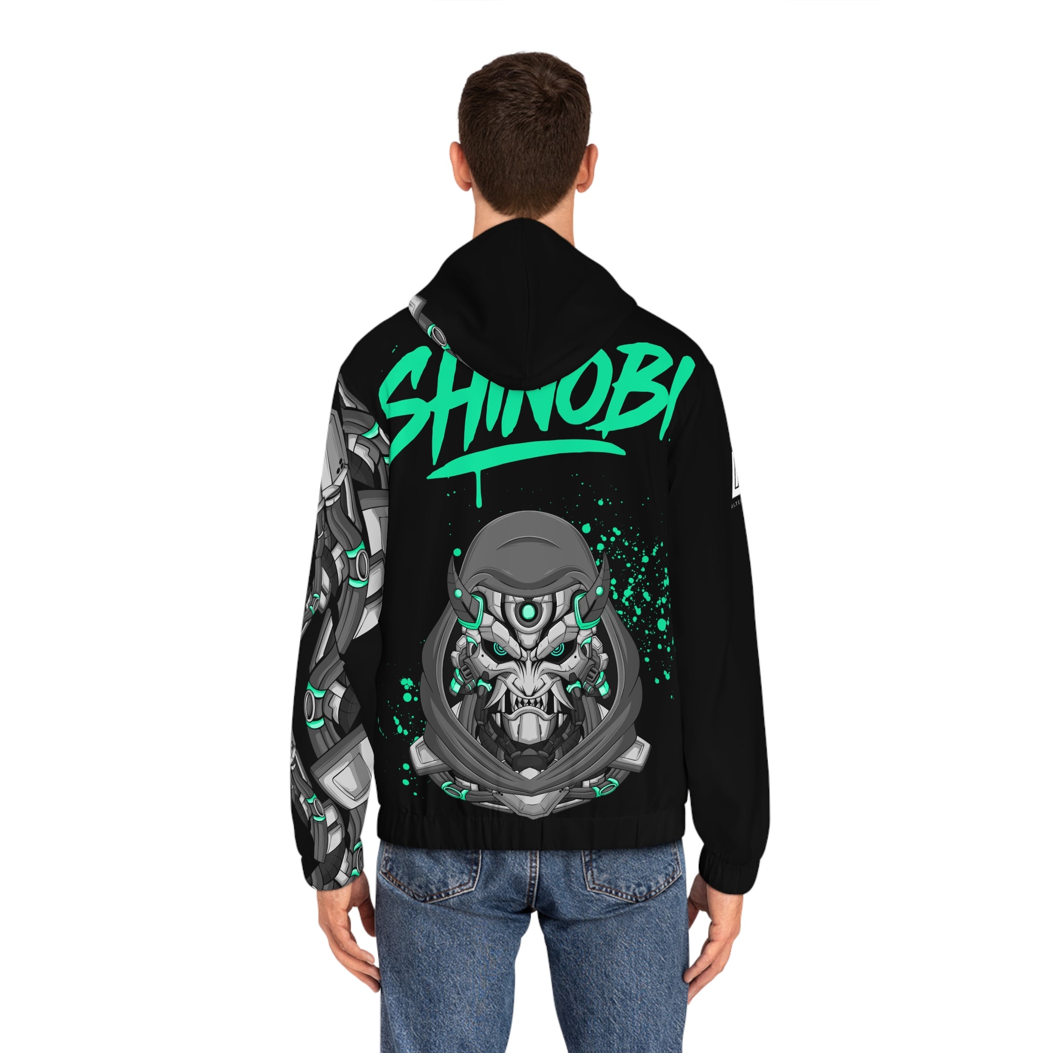 SHINOBI Graffiti Mecha Zip Hoodie